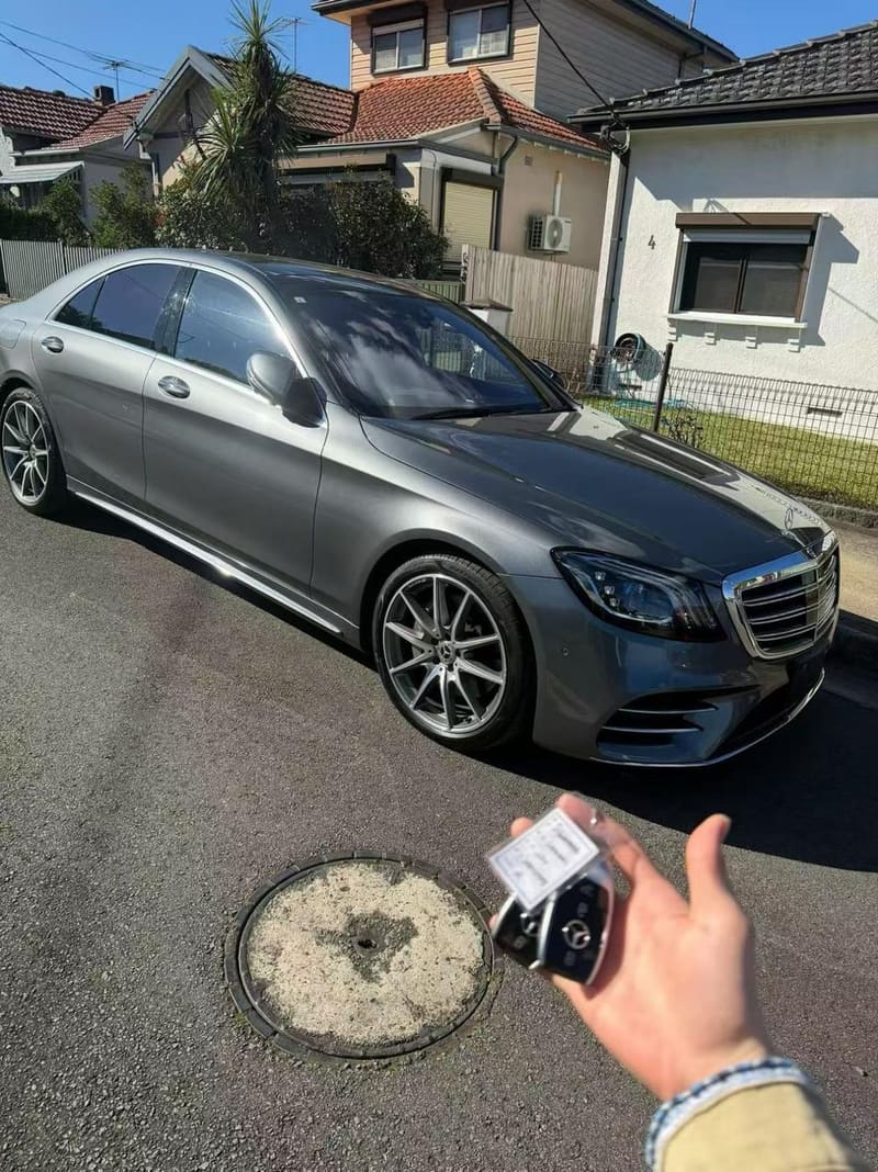 Mercedes-Benz S450 delivered to a JapanAuc buyer in Australia