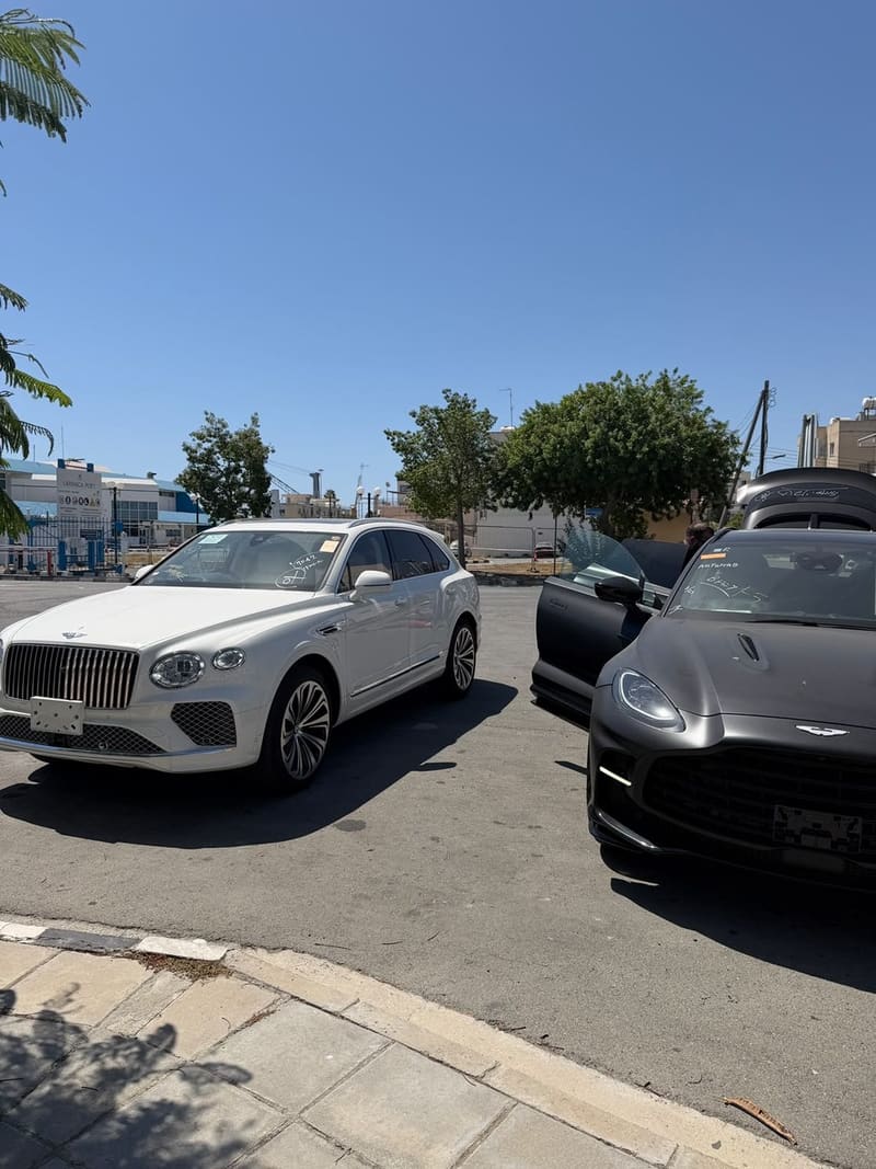 Bentley Bentayga & Aston Martin DBX delivered to a JapanAuc buyer in Cyprus