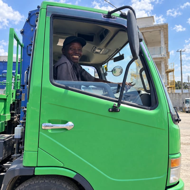 Mitsubishi Fuso Fighter delivered to a JapanAuc buyer in Tanzania